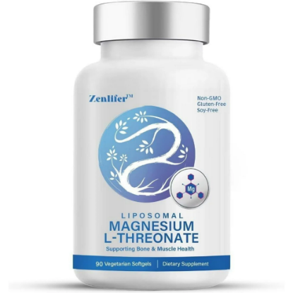 Picture of Zenlifer 90 Softgels 2000mg Liposomal Magnesium L-Threonate Supplement